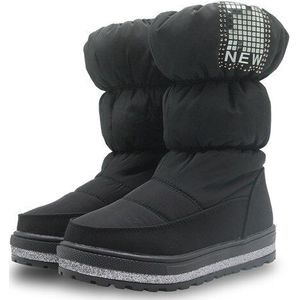 Apakowa Winter Meisje Warme Wollen Voering Snowboots Kinderen Waterdichte Antislip Pluche Laarzen Voor Peuter Meisjes Kids wandelschoenen