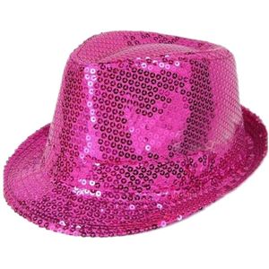 Mistdawn Vrouwen Dames Glitter Sequin Fedora Trilby Cap Dans Jazz Hoed Gangster Party Show Kostuum Caps