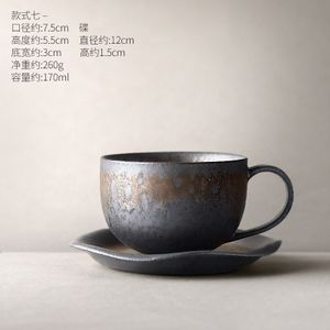 Japanse Keramische Thee Cup Set Mok Milieuvriendelijke Herbruikbare Coffee Cup Set Servies Kubek Drinkware EB50BD