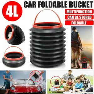 Draagbare Universele Auto Opvouwbare Emmer Outdoor Camping Wasstraat Vissen Emmer Opbergdoos Inklapbare Auto Emmer Plastic Emmer