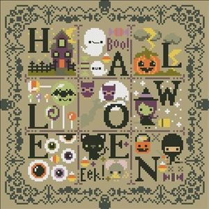 Echt Product Egypte Lange-Nietje Katoen Self-Made Borduurpakketten Suite Magazine-Vreugde Van Halloween