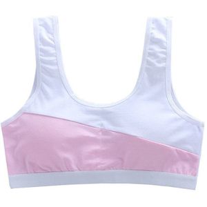 . Kinderen Katoen Sport Training Beha Ondergoed Tiener Puberteit Meisje Bralette Vest