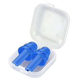 Zachte Siliconen Oordopjes Geluidsisolatie Gehoorbescherming Oordopjes Anti-geluid Stekkers Foam Soft Ruisonderdrukking Met Opbergdoos