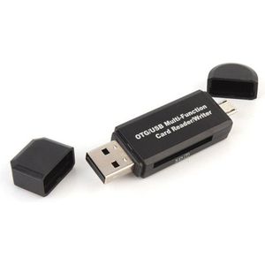 USB 2.0 3in1 multifunctionele Kaartlezer Sd-kaart OTG Card Micro SD Kaartlezer Adapter Voor Mac Voor samsung PC Laptop Tablet A50