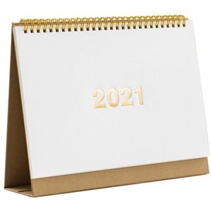 Eenvoudige Zwart Wit Serie Desktop Kalender Dual Dagelijkse Schema Tafel Planner Jaarlijks Agenda Organisator Kantoorbenodigdheden