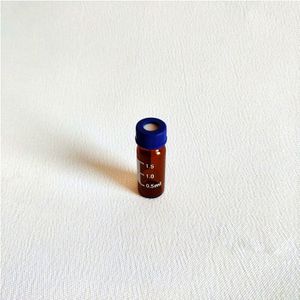 10PCS 1.5ml 2ml Amber Glas Schaal Monsterflesjes chromatografische sample fles Glazen Flessen Met Schroefdop
