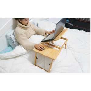 China yanguanggu klaptafel bed lui tafel bamboe notebook computer bureau opvouwbare laptop Bureau 50 cm