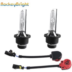 Rockeybright 35W D2S Xenon Hid Auto Koplamp Gloeilamp + D2S D2C D2R Hid Xenon Lamp Socket Draad Kabel harness Adapter Ballast