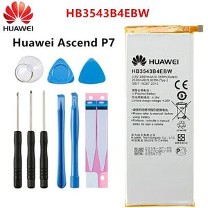 Hua Wei 100% Orginal HB3543B4EBW 2530 Mah Batterij Voor Huawei Ascend P7 L07 L09 L00 L10 L05 L11 Vervanging Batterijen + Gereedschap