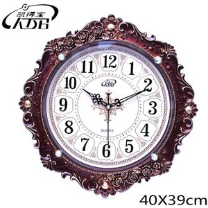 Luxe 3d Wandklok Vintage Retro Shabby Chic Woonkamer Creatieve Antieke Wandklok Modern Grote Reloj De Pared horloge