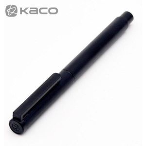 Youpin Kaco Buis Serie Luxe Zwarte Vulpen Set 0.5 Mm F Penpunt Staal Inkt Pennen Voor Eenvoudige Relatiegeschenk