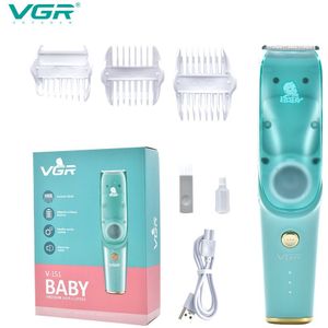 Vgr Baby Automatische Haar Zuig Tondeuse Digitale Display Ultra-Stille Baby Speciale Clippers Kinderen Keramische Clippers V-151