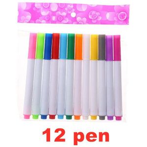 12Pc Non-Stof Witte Vloeistof Krijt Pen Pastels Wasbare Water-Oplosbare Board Krijt Marker Inkt Pen Voor kantoor Onderwijs Tekening Tool