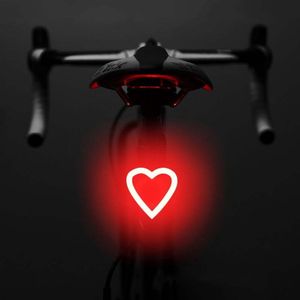 Multi Verlichting Modes Fietslicht Usb Charge Led Bike Light Flash Achterlichten Voor Bergen Bike Zadelpen