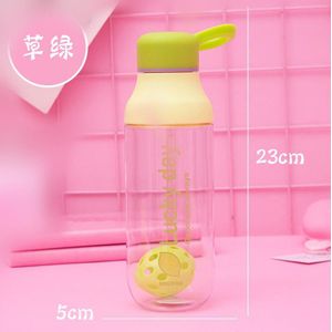 Water Fles Fruit Infuser Sap Shaker Sport Citroensap Thee Drinken Fles Tour Wandelen Draagbare Drinkware 600 Ml 5*5*23 Cm