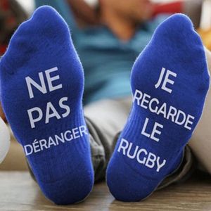 Sport Sokken Mannen Vrouwen Grappige Katoenen Sokken Niet Storen Ik Ben Kijken Rugby 1 Paar Ademende Sok