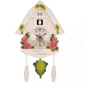 Leuke Vogel Wandklok Koekoek Wekker Koekoeksklok Woonkamer Horloge Korte Kinderen Slaapkamer Decor Thuis Dag Tijd Alarm klokken