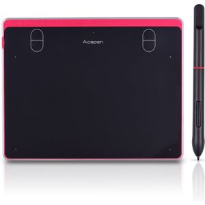 Acepen AP604 Digitale Grafische Tekening Tablet Ultradunne Board 4 Sneltoetsen Batterij-Gratis Passieve Stylus 8192 Niveaus druk