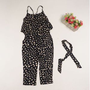 zomer jarretel broek meisje Condoleren riem Jumpsuits kindje overalls meisje broek kinderen losse broek