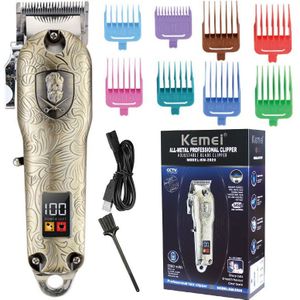 Professionele Verstelbare Pivot Motor Tondeuse Kapper Cord Draadloze Tondeuse Voor Mannen Elektrische Haar Snijder Machine