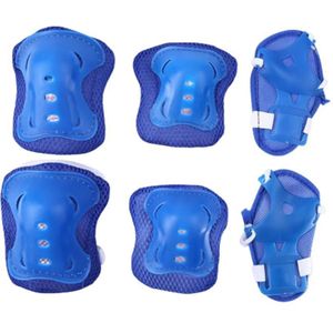 6 Stks/set Kids Kinderen Outdoor Sport Beschermende Kleding Pols Rijden Veiligheid Schaatsen Roller Guards Knie Pads Elleboog T3D1