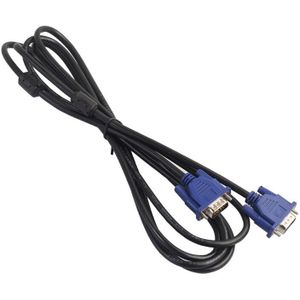 1.5/3/5/10M Vga 15 Pin Male Naar Male Verlengkabel Voor Pc Laptop Projector hdtv Mola