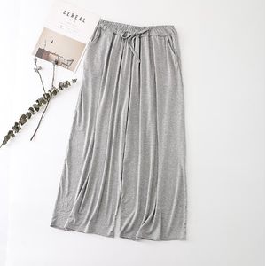 Lente herfst pyjamabroek vrouwen nachtkleding thuis broek losse lounge wear womens pijamas broek wijde pijpen katoen pyjama broek