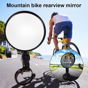 Bike Spiegels Fiets Groothoek Bolle Spiegel Multi-Functionele Spiegels Fiets Handvat Achteruitkijkspiegel Voor Fietsen Accessoires