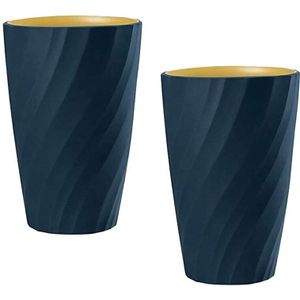 2X Drinkbekers Herbruikbare Mondwater Cup, Drinken Kopjes Tandenborstel Mokken Voor Man En Vrouw