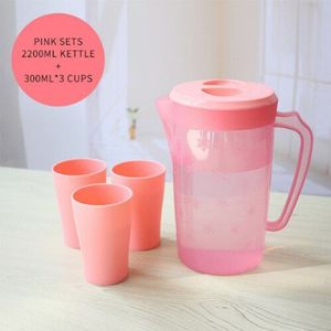 Bpa-vrij Grote Capaciteit Water Pitcher In Plaats Waterkoker Drank Jug Thuis Keuken Plastic Koud Water Container Levert 2.2L