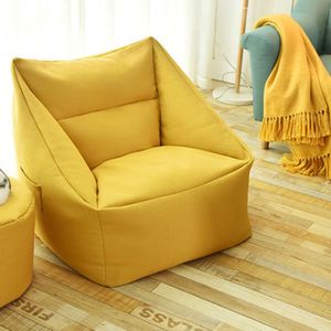 Luie Sofa Cover Stoelen Geen Padding Katoen Linnen Waterdicht Armleuningen Fauteuil Cover Bean Bag Poncho Sofa Tatami Woonkamer