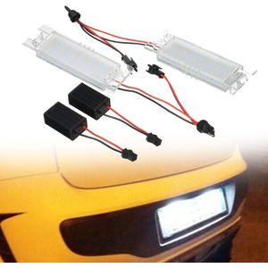 Gloeilampen Kenteken Licht 12V Voor Fiat Grand Punto Marea Multipla 6500K Exterieur Auto