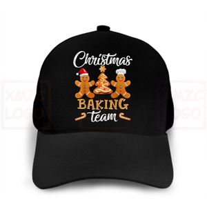 Top Kerst Bakken Team Gingerbread Grappig Kerstcadeau Baseball Cap