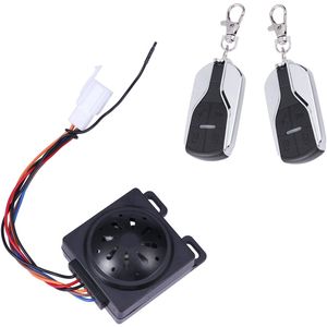 3Pcs Motorfiets Alarmsysteem Hoorn Alarm Warner Met Afstandsbediening Snijden Off Remote Engine Start Uitschakelen Anti-diefstal
