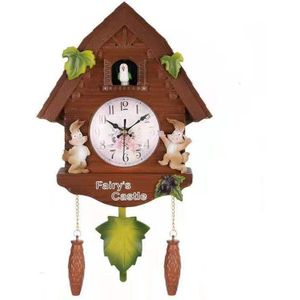 Leuke Vogel Wandklok Koekoek Wekker Koekoeksklok Woonkamer Horloge Korte Kinderen Slaapkamer Decor Thuis Dag Tijd Alarm klokken