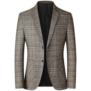 Bolubao Blazers Mannen Jas Mode Slanke Toevallige Jassen Masculino Business Jassen Pakken Gestreepte Mannen Blazers Tops