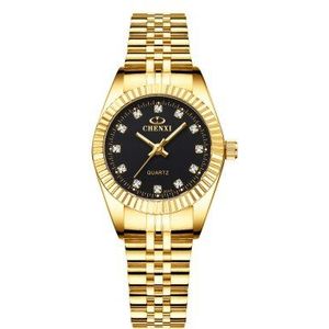Paar Horloge Mannen Vrouwen Top Brand Luxe Rhinestone Gouden Paar Horloges Mode Diamant Horloge Waterdicht Klok Reloj