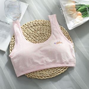 Meisjes Naadloze Ontwikkeling Periode Meisje Ondergoed Meisje Student Draadloze Beha Anti-Falen Dieptepunt Vest Meisje 8-16Y Training Bras