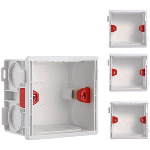 86 Type Elektrische Verstelbare Montage Doos Cassette Schakelaar Stopcontact Junction Box Verborgen Verborgen Interne Montage Doos Witte