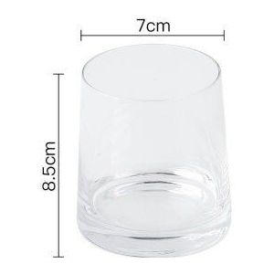 Ins Whisky Wijnglas Rokerige Amber Kleurrijke Glas Wijn Beker Melk Water Sap Cups Voor Home Shop 300 Ml