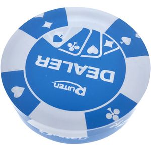 Fijnste Acryl Poker Card Game Dealer Button Voor Casino Party Toernooien 2.83X0.78 Inch