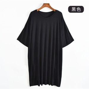 Losse Vet Mm Big Size Nachtkleding Vrouwen Nachthemd Modale Comfortabele Night Jurk Vrouwelijke Nachtkleding Casual Onregelmatige Nachtjapon