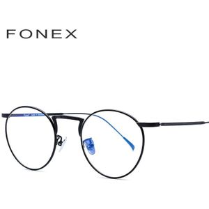 Pure B Titanium Bril Frame Vrouwen Recept Brillen Mannen Vintage Ronde Bril Bijziendheid Monturen Brillen 863