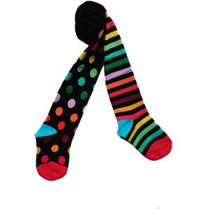 2022 Kinderen Lente Herfst Multicolour Dot Panty Katoenen Baby Meisje Gestreepte Panty Kids Gestreepte Panty Zachte Baby Kleding