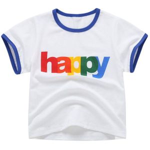 Chifuna Aankomst Cartoon Brief Verjaardag T-shirts Party Kleding Witte T-shirt Voor Jongens T-shirt Voor Meisjes Kinderkleding T-shirt
