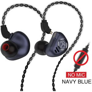 Trn V90 Hoofdtelefoon 4BA 1DD Metalen Headset Hybrid Eenheden Hifi Bass Oordopjes Monitor Koptelefoon Noise Cancellingtrn Vxpro MT1 CS2 BT30