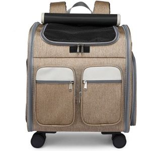 Croci Trolley Jolie 2 in 1 - Tragetasche für Katzen und kleine Hunde 44 x 33 x 28 cm - Trolley