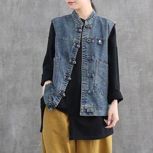 Oosterse Stijl Kleding Enthic Mouwloos Shirt Online Chinese Winkel Vintage Overhemd Vrouwelijke Etnische Dames Chinese Tops 10007