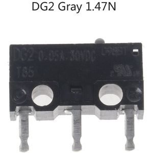 1Pc Originele Cherry Muis Micro-schakelaar DG2 T85 0.05A 30VDC DG4 T85 1A 125VAC 1A30VDC DG2 DG4 Grijs 1.47N zwart 0.74N Punt