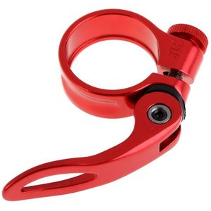 31.8Mm Mtb Fiets Fietsen Zadel Zadelpenklem Quick Release Qr Stijl Aluminium Onderdelen Fiets Accessoires